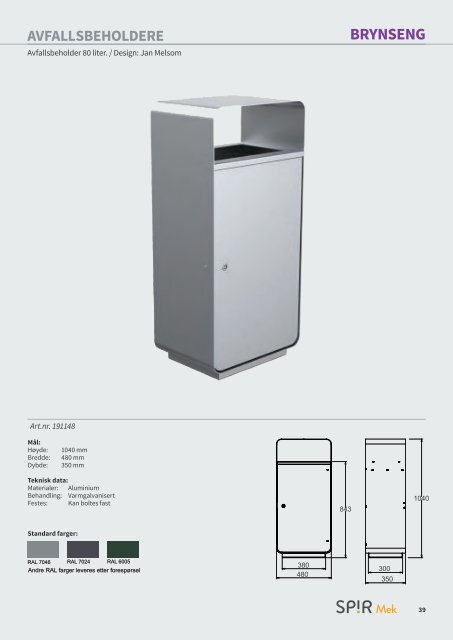 Produktkatalog Spir Mekanisk 2018