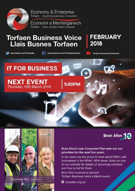 Torfaen Business Voice - Newsletter February 2018 (English)
