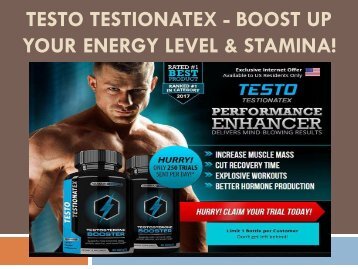  Testo Testionatex - Boost Up Your Energy Level & Stamina
