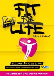Fit for Life Broschüre 2018