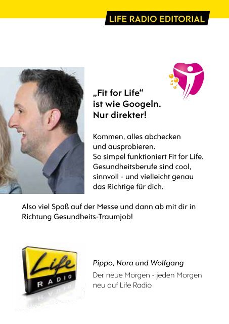 Fit for Life Broschüre 2018