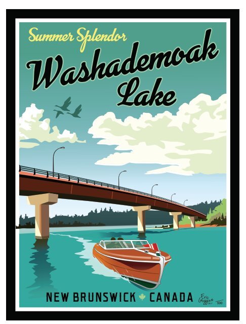 Washademoak Lake Poster