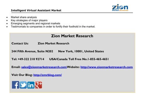 Intelligent Virtual Assistant Market