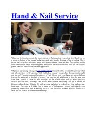 The Hidden Spa -  Service Provider of Gel Nail Extension & Nail Art