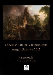 Antología Concurso Ángel Ganivet 2017