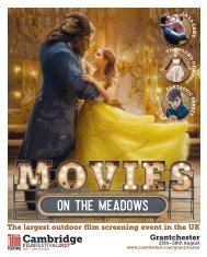 Cambridge Film Festival - Movies on the Meadows 2017 