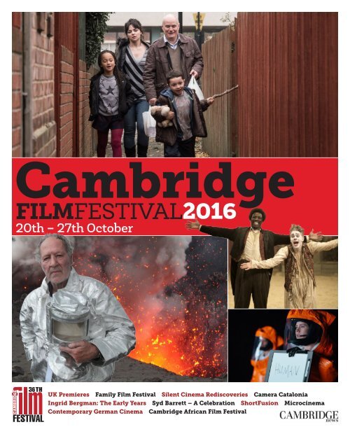 2016 Cambridge Film Festival Brochure