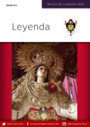 Leyenda - Revista de Cuaresma 2018