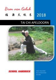 Informatie Tai Chi Apeldoorn Boek
