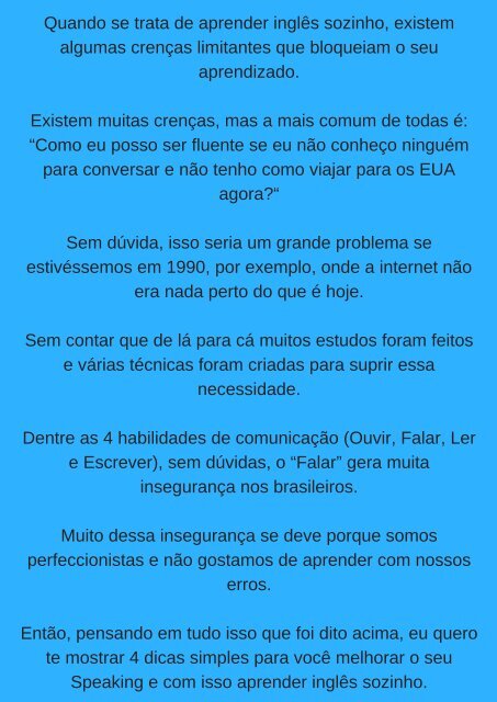 Como Aprender Ingles Fluente Sozinho