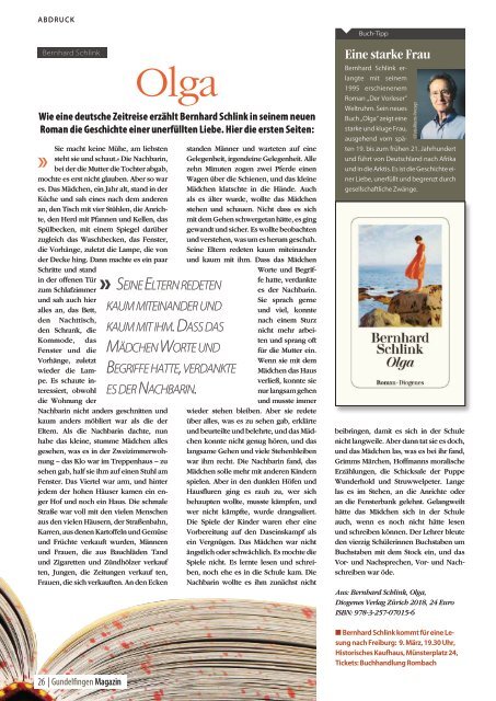 Gundelfingen Magazin (Februar 2018)