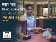 Why You Need to Sell Your Items at a Pawn Shop