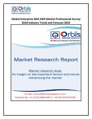 Global Enterprise NAS HDD Market Professional Survey 2018 Industry Trend and Forecast 2025