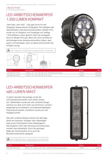 Zubehörkatalog 2018