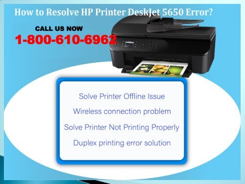 Fix HP Printer DeskJet 5650 Error