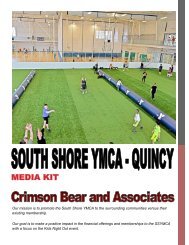 South Shore YMCA Media Kit