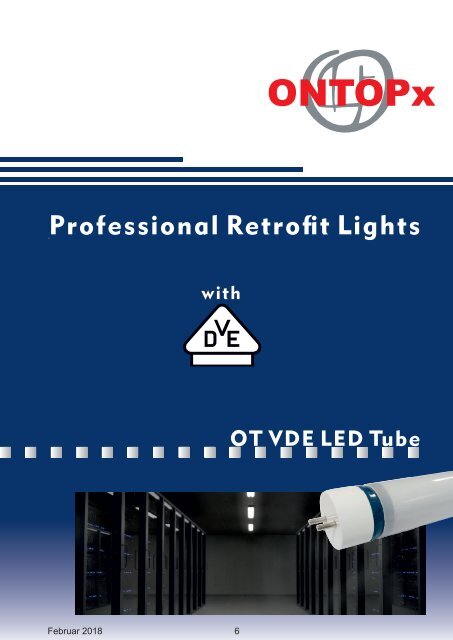 ONTOPx 230 Volt LED Tube VDE