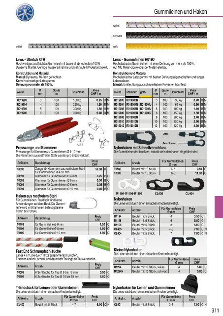 Katalog Bucher + Walt Bootzubehör 2018 DE