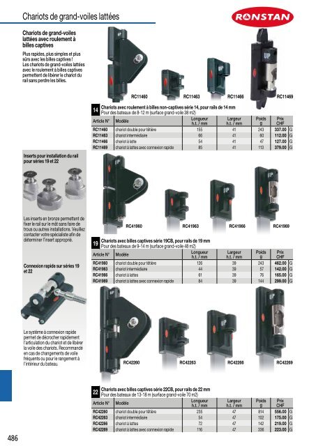 Catalogue nautiques Bucher + Walt 2018 FR