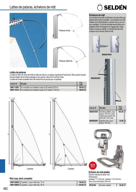 Catalogue nautiques Bucher + Walt 2018 FR