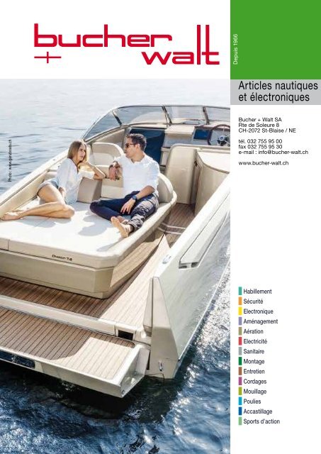 Catalogue nautiques Bucher + Walt 2018 FR