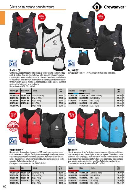 Catalogue nautiques Bucher + Walt 2018 FR