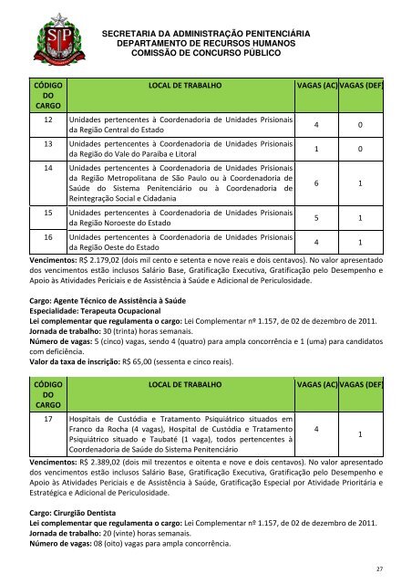 EDITAL DE ABERTURA DE INSCRIÇÕES CCP N° 008-2018 - SAP.