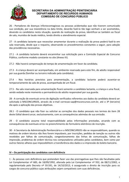 EDITAL DE ABERTURA DE INSCRIÇÕES CCP N° 008-2018 - SAP.