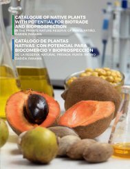 Catálogo de plantas nativas con potencial para biocomercio y bioprospección de la Reserva Natural Privada Punta Patiño