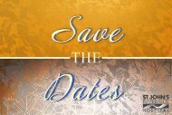 2018 Save the Dates