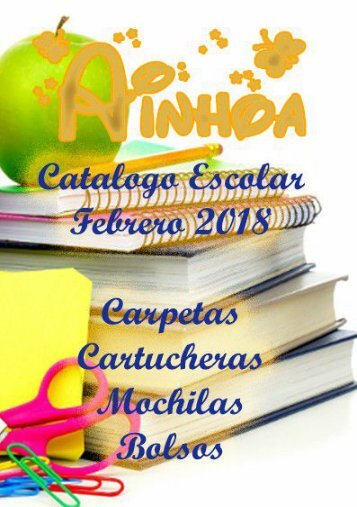 Catalogo Escolar Ainhoa Febrero 2018