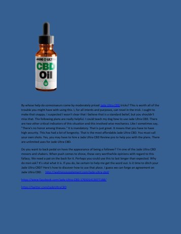 Jade Ultra CBD - Review