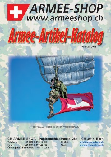 CH-ARMEE-SHOP - Katalog 2018