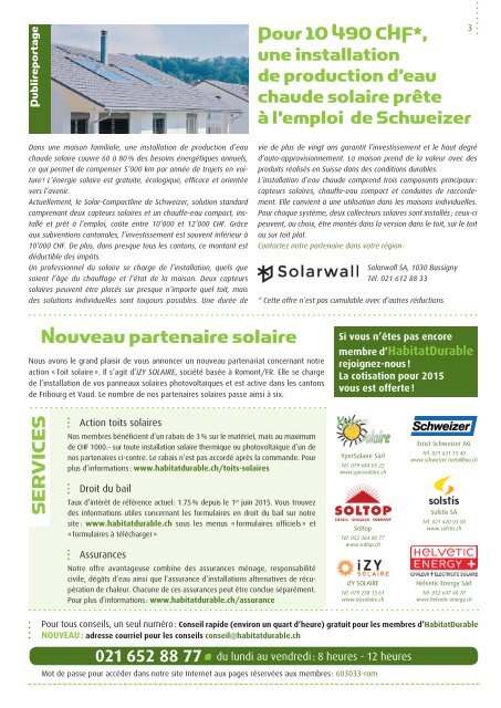 HabitatDurable 33 - septembre 2015