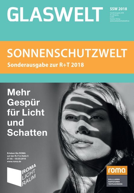 SONNENSCHUTZWELT 2018 deutsch