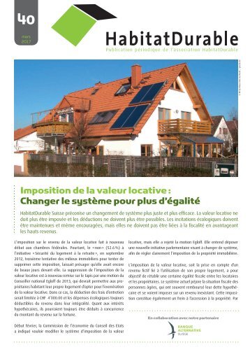 HabitatDurable 40 - mars 2017