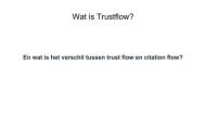 Wat is het verschil tussen trust flow en citation flow?