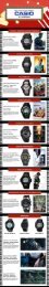 Casio Watches Infographic