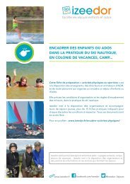 Encadrer des mineurs en ski nautique