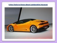 Know about Lamborghini Huracan