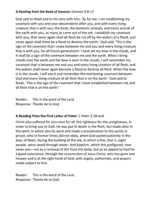 St Mary Redcliffe Church Pew Leaflet - February 18 2018