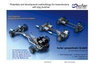 Simulation model - hofer powertrain GmbH