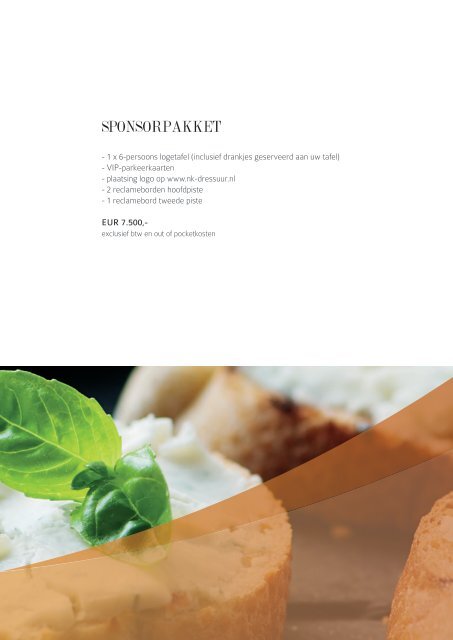 Sponsorbrochure NK Dressuur Gelderland - Small