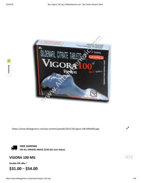 Buy Vigora 100 mg