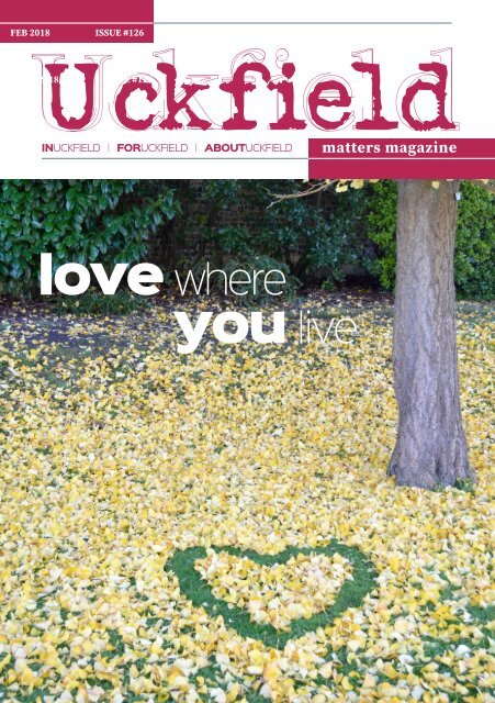 Uckfield Matters Magazine Feb 2018