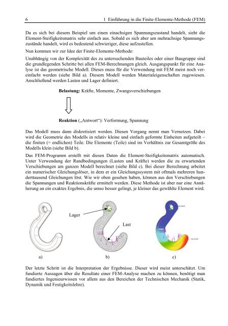 Grundlagen FEM mit Solidworks Berechnung Verstehen und anwenden