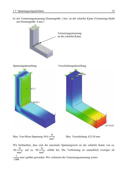 Grundlagen FEM mit Solidworks Berechnung Verstehen und anwenden