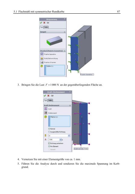 Grundlagen FEM mit Solidworks Berechnung Verstehen und anwenden