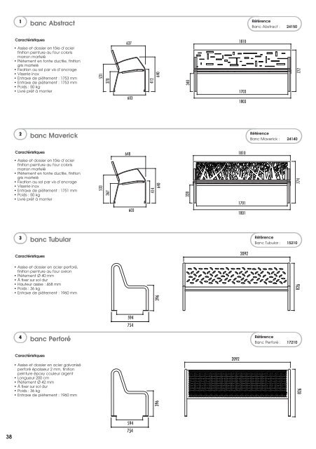 EMRODIS Mobilier urbain Catalogue 2018