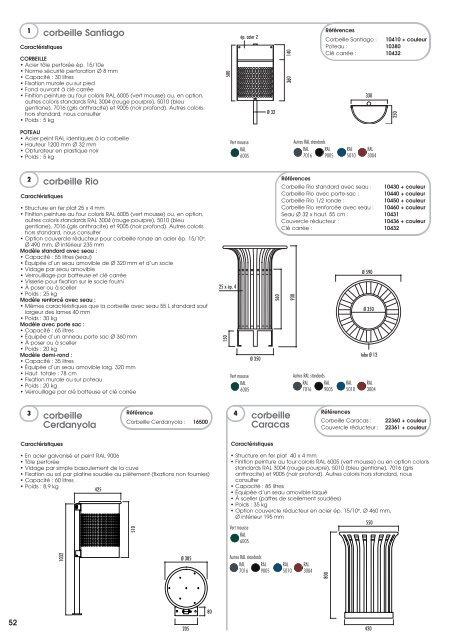 EMRODIS Mobilier urbain Catalogue 2018